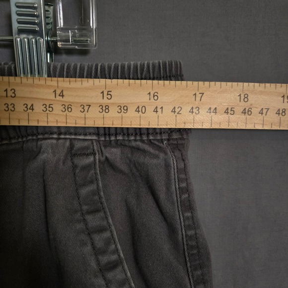 Iron Co Mens Jogger Pants Elastic Waist Drawstring Cargo Style Gray Size M 32 34 - Picture 10 of 12